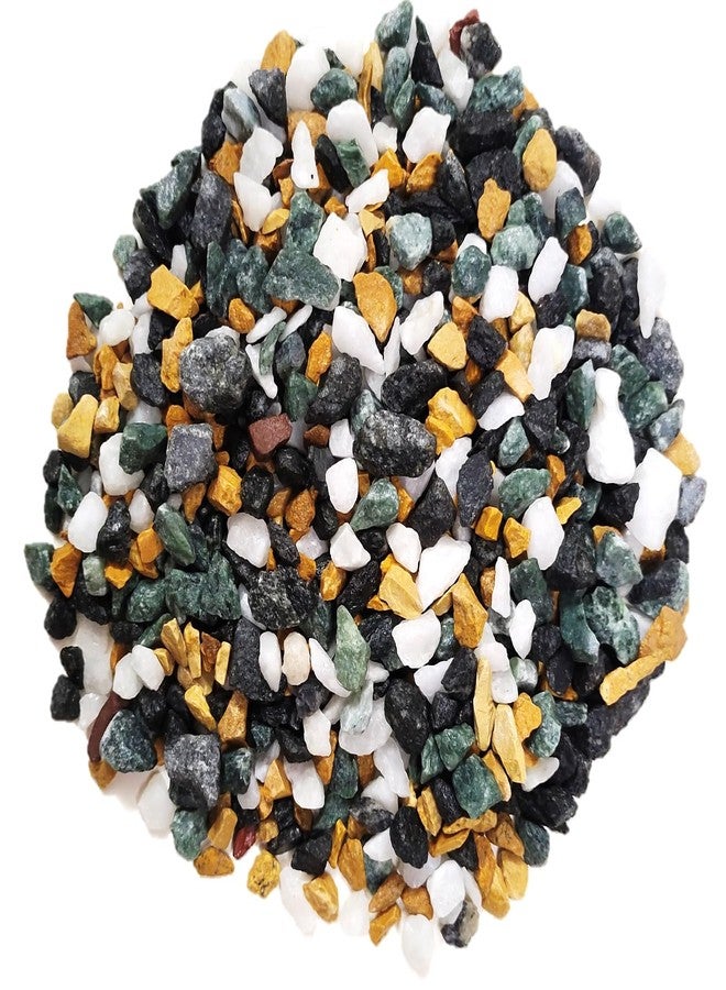 DS1 Marble Chips Pebbles Stones for Aquarium and Home Decoration, Multi-Colored (2 Kg, Multi-Colored) - Image 1