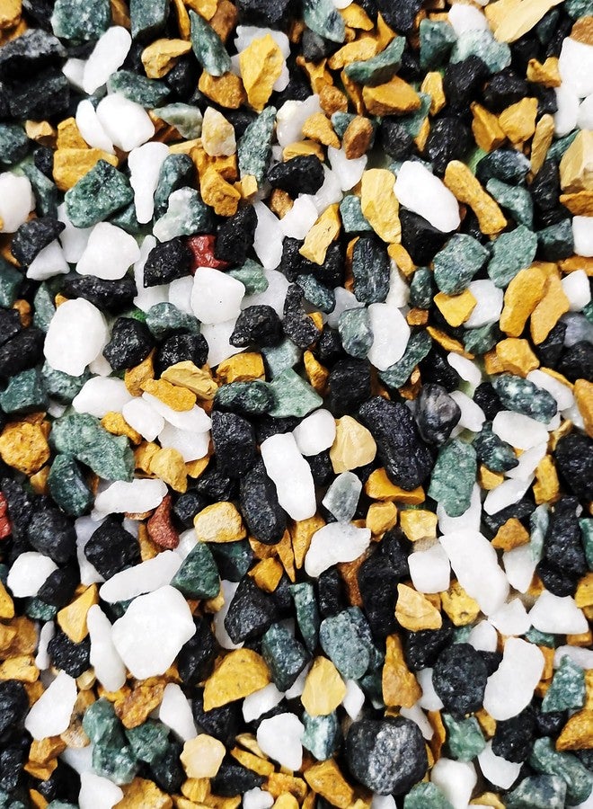 DS1 Marble Chips Pebbles Stones for Aquarium and Home Decoration, Multi-Colored (2 Kg, Multi-Colored) - Image 2