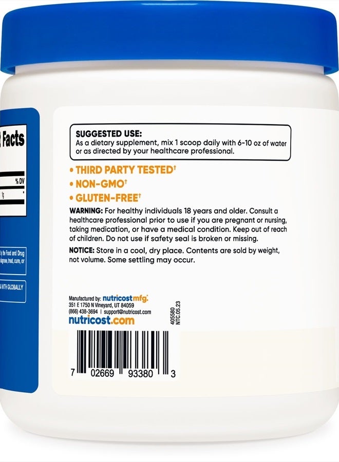 Nutricost مسحوق L-Carnitine Tartrate (250 جرام) - 1 جرام لكل حصة، 245 حصة - Image 4