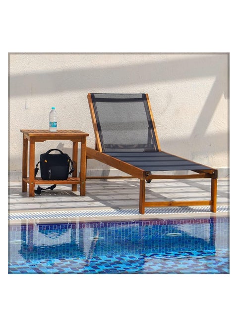 Wooden Relaxing Beach Sunlaunger