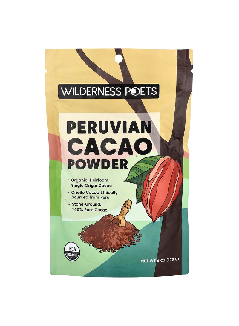Peruvian Cacao Powder, 6 oz (170 g)