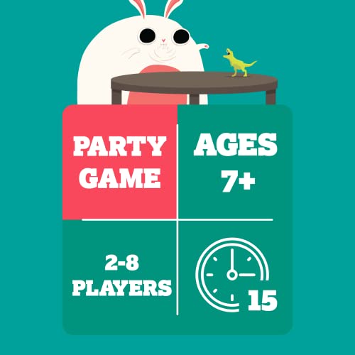 Exploding Kittens On a Scale of One to TRex 28 Players Ages 7 15 Minutes to Play Charades Style Acting Card Game Party Game Family Game Night Kid and Adult Card Game - Image 5