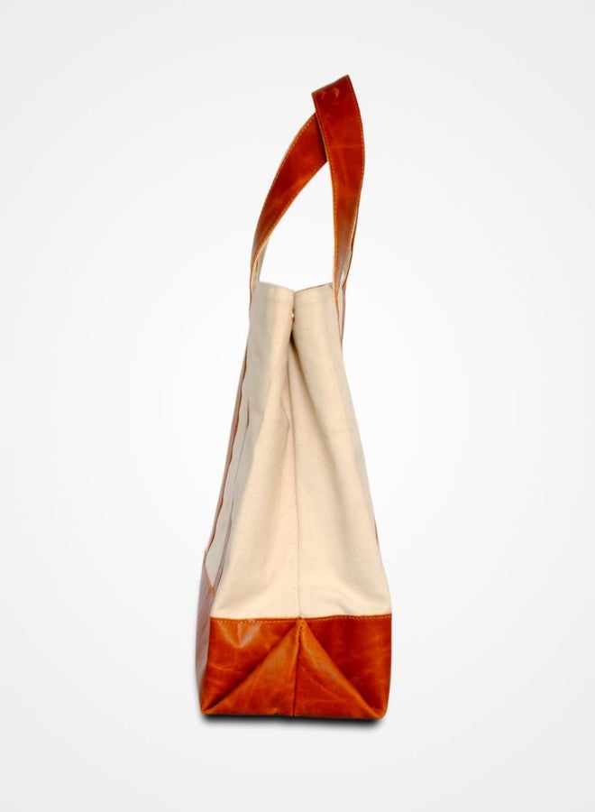 STRUTT EMMA - EcoLuxe Traveller Tote| Leather Tote bag for women | College | Office | Travel | Daily Use Large Travel Tote | Travel bag Large shoulder bag | large shoulder handbag - Image 5