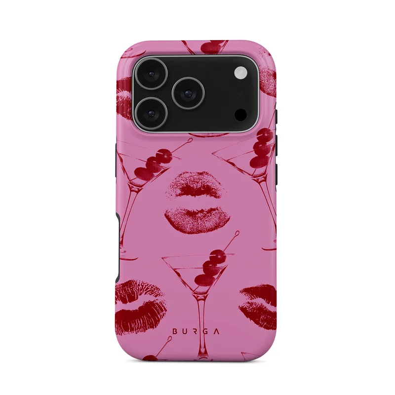 BURGA iPhone 17 Pro Call Me Premium Case Compatible with Hybrid Dual-Layer Hard Shell + Silicone Protection - Scratch-Resistant Shockproof Mobile Cover