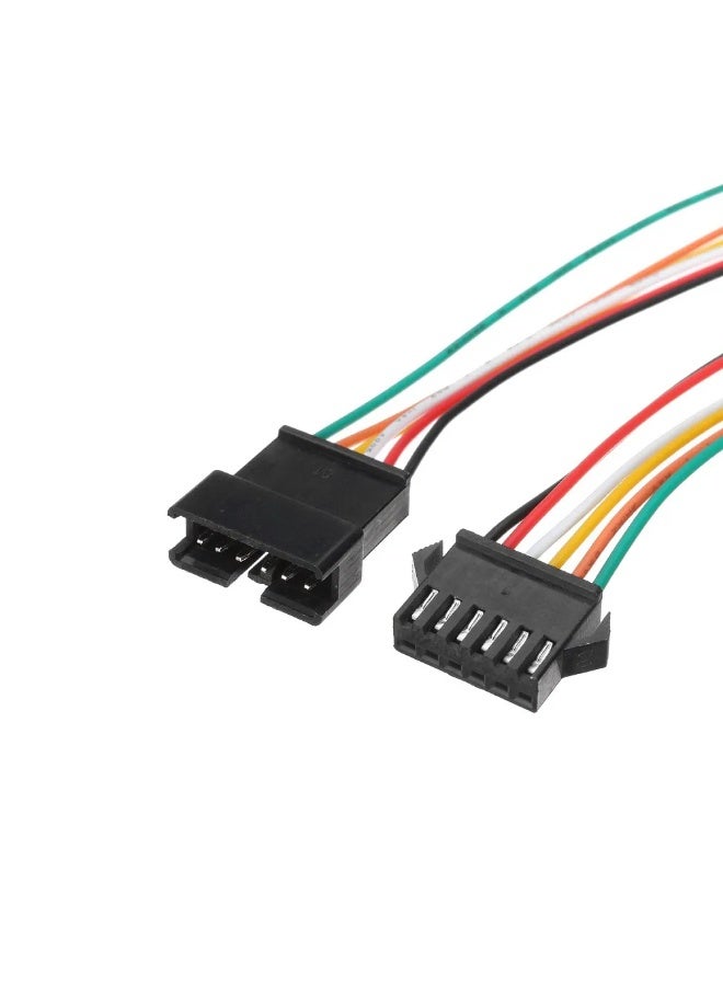 6Pin Male Female SM Cable Wire Plug Connectors 22AWG – 6-Pin SM Male & Female Wire Plug Connector Cable 22AWG  , DIY Electronics, Signal Transmission & Electrical Wiring Applications - Image 1