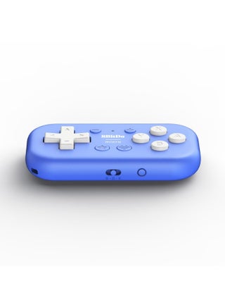 8Bitdo Micro Bluetooth Gamepad Pocket-sized Mini Controller for Switch, Android, and Raspberry Pi, Supports Keyboard Mode (Blue) - view 3