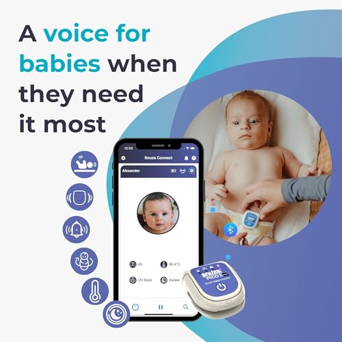 Snuza Pico 2 Smart Sleep Monitor Connect to App Or Use As Standalone Device Tracks Movement Sleep Patterns Body Position Skin Temperature RealTime Alerts for Safer Sleeping - Image 3