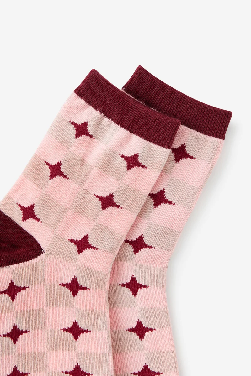 Typo Mid Crew Socks