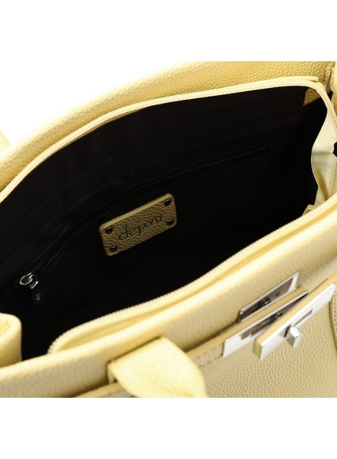 DejaVu OYE-DJTX-007 Classic Satchel Hand Bag - Image 4