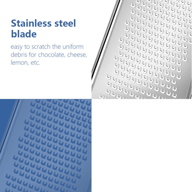 Lemon Zester: Food Grade Stainless Steel Blade, Comfortable Grip Handle - Anti-dust Plastic Cover, Corrosion Resistant, Easy To Clean Cheese Grater for Home Kitchen Cooking & Baking - Image 2
