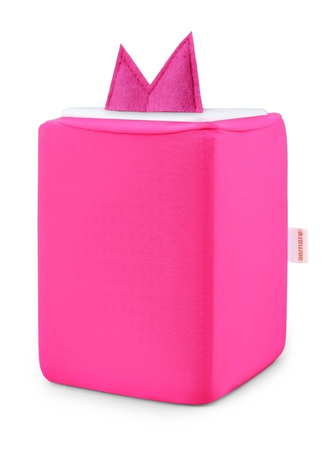 Annmore Cover for Toniebox, with Felt Cushion for Tonies Ears, Dustproof, Pink - Image 1