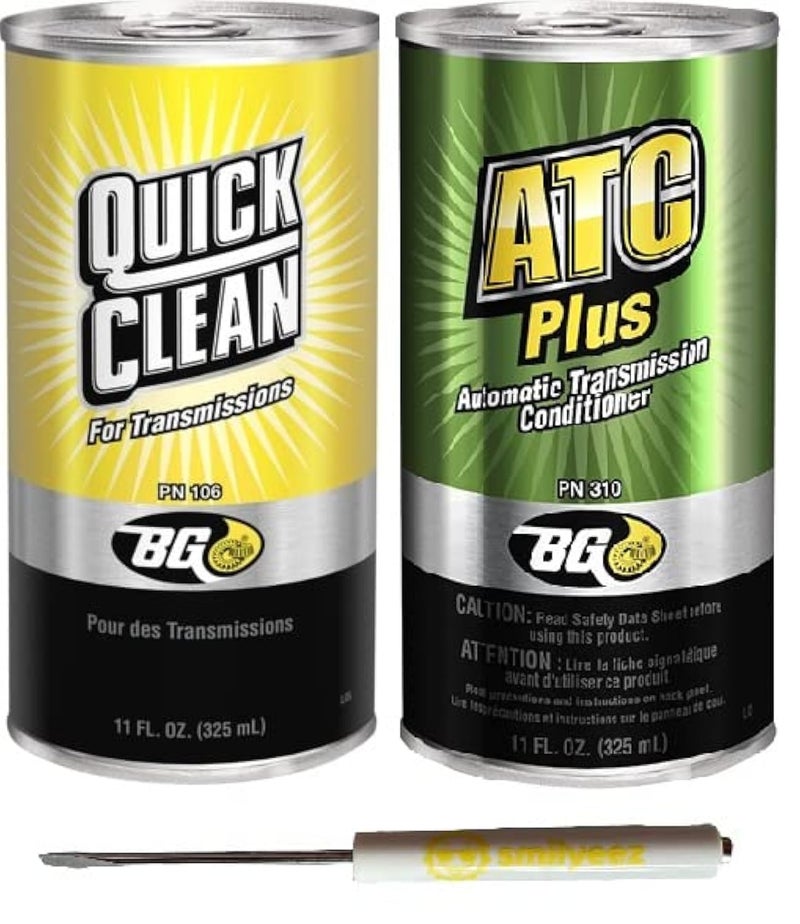 Smilyeez Listing for BG Transmission Service Flush Kit PN K6600 Includes PM 106 Cleaner & PN 310 Conditioner with Pocket Screw Driver (1 Kit) - Image 2