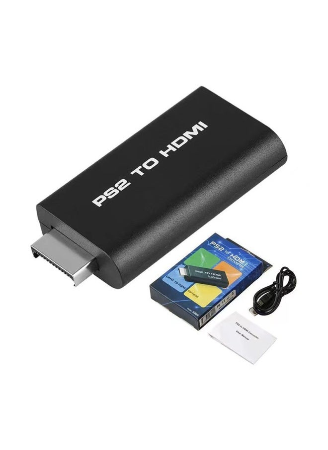 Generic High-definition Ps2 To Hdmi Converter Ps1 To Hdmi Game Console Tv Video Transmission Digital Computer Accessories-Color:Boxed  - Image 3