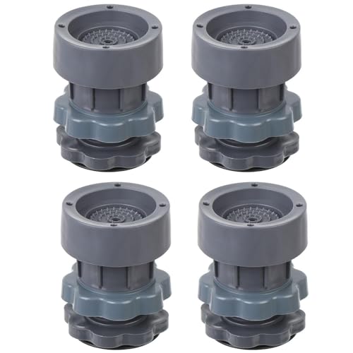 VYOOx Height Adjustable Anti Slip Shock Absorber Pads for Washing Machine,Fridge – Noise & Shake Reduction (4pcs) - Image 1