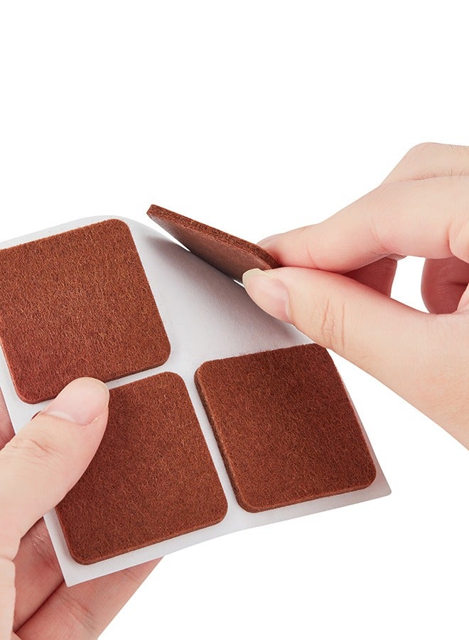 LAWAZIM Furniture Non Slip Pads set Wollens square shape |Felt Pads Floor Protectors | Chair Felt Pads | Felt Pads for Furniture Feet - Furniture Pads for Hardwood Floors | Protect Your Floors  - Image 1