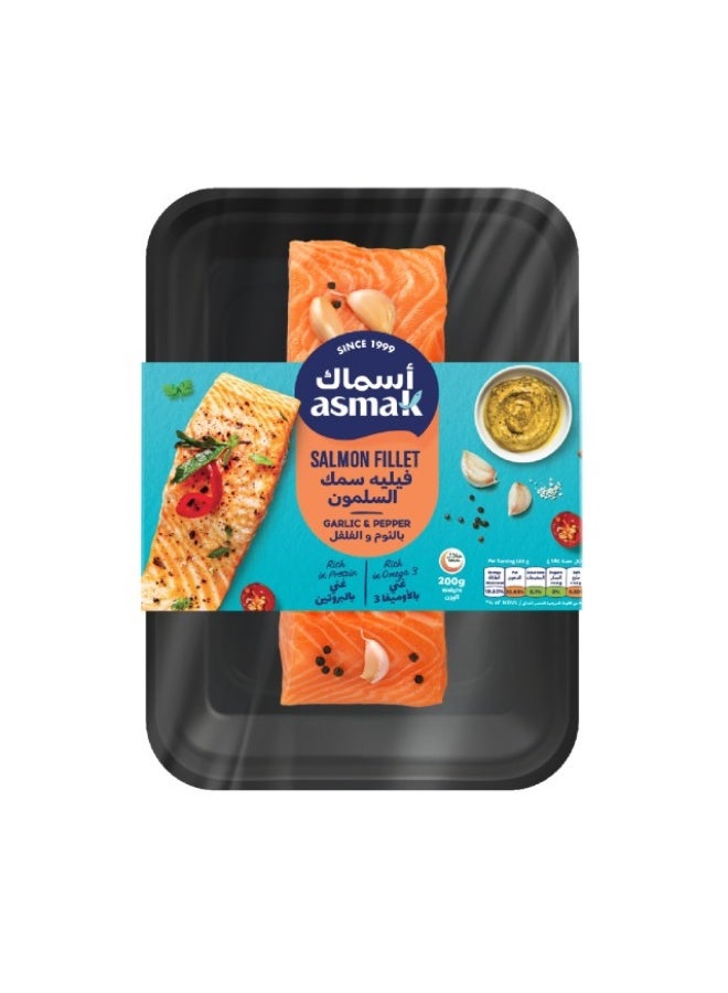 Marinated Salmon Garlic Pepper - 200g