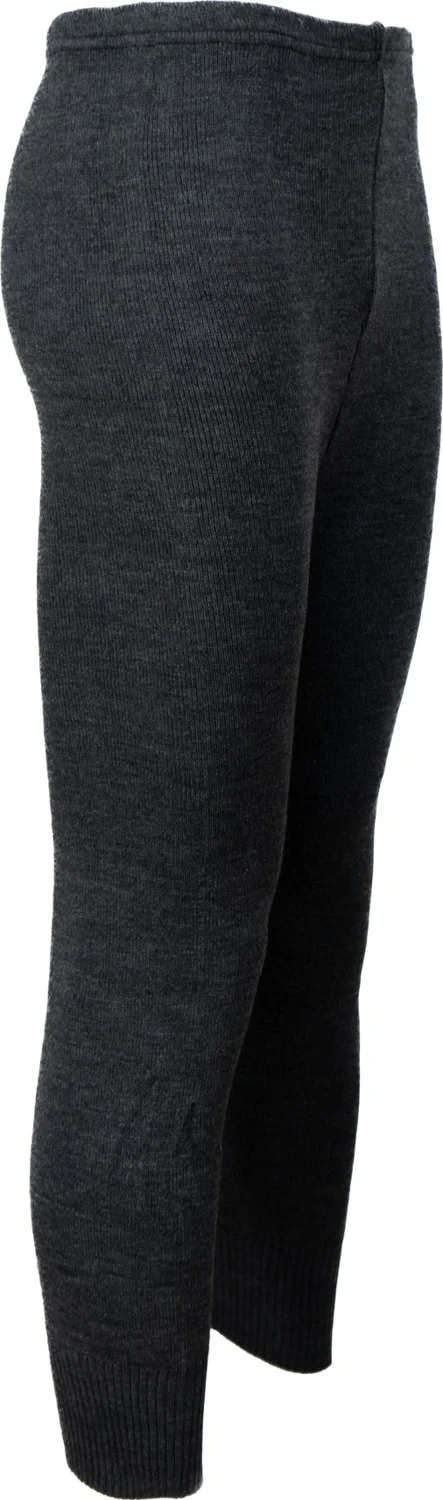 اوبلاند Men's Winter Wool Thermal Underwear Thick Knitted Solid Color Keeps Warm Comfortable Full Pattern