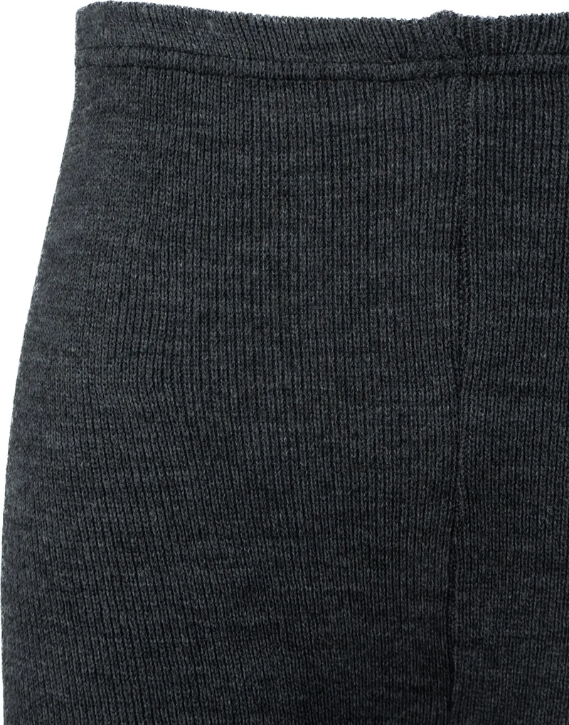 اوبلاند Men's Winter Wool Thermal Underwear Thick Knitted Solid Color Keeps Warm Comfortable Full Pattern