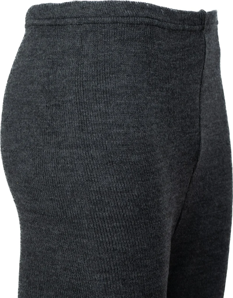 اوبلاند Men's Winter Wool Thermal Underwear Thick Knitted Solid Color Keeps Warm Comfortable Full Pattern