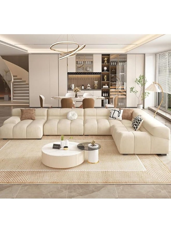 Zayn comforts Elegant Minimalist Nordic Sofa  Timeless Comfort & Modern Style For Modern Living Rooms (Chaise On Right) - Image 3