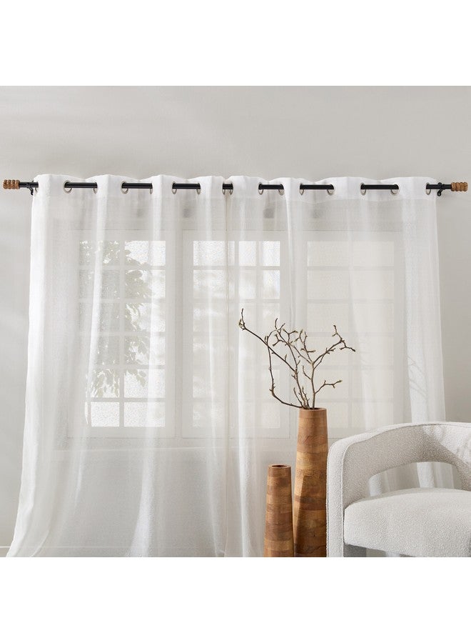 Home Box Natura 25 Mm Diegeo Extendable Single Curtain Rod 110-320 Cm  - Image 3