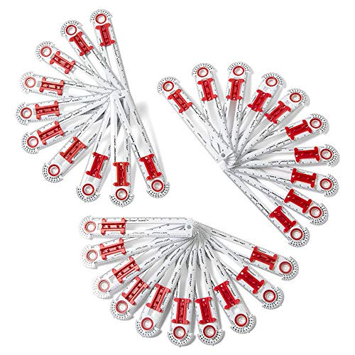 hand2mind Safe-T Compass, Bullseye Compass for Kids Math, Clear Plastic Compass for Drawing, Safety Compass, Safety Kids School Supplies, Homeschool Supplies (Set of 30) - Image 3