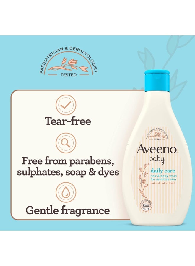 Aveeno Baby Daily Care Hair & Body Wash 250ml - Image 4