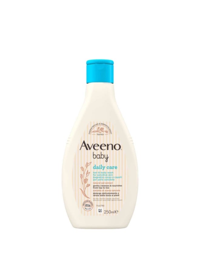 Aveeno Baby Daily Care Hair & Body Wash 250ml - Image 1