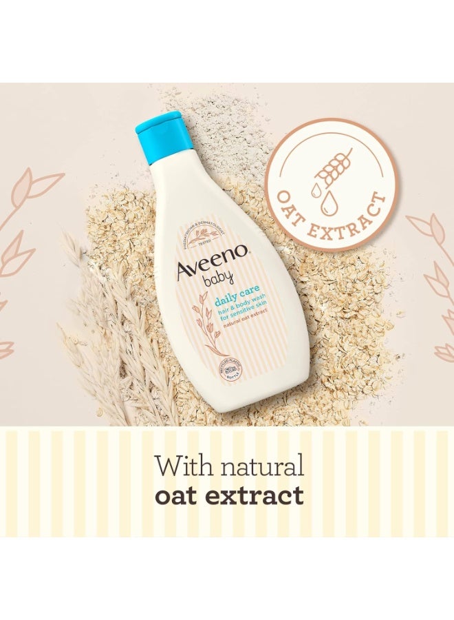 Aveeno Baby Daily Care Hair & Body Wash 250ml - Image 2