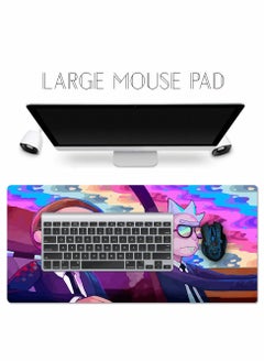 Y&D Large Gaming Mouse Pad with Stitched Edges, Extended Mousepad Superior Micro-Weave Cloth, Non Slip Base, Water Resist Keyboard Pad, Desk Mat for Gamer, Office Home(90x40cm)  - Image 5