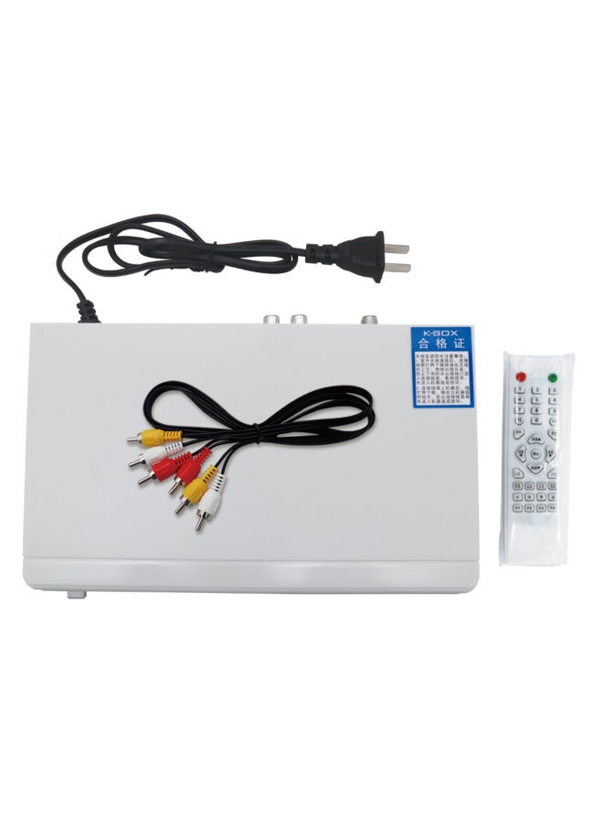 Generic - DTMB Digital TV Set-top Box Open Doctor D902 Standard Definition Set-top Box DTMB Home Digital TV Receiver-Color:White Hd902-hd With Adapter - Image 1