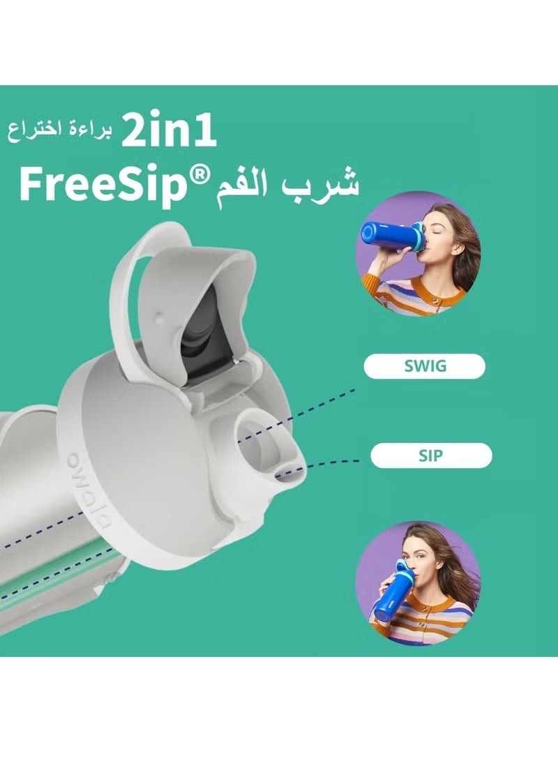 Owala Insulated Stainless Steel Water Bottle with Straw for Sports and Travel, 24-Ounce Black 24 OZ - Image 5