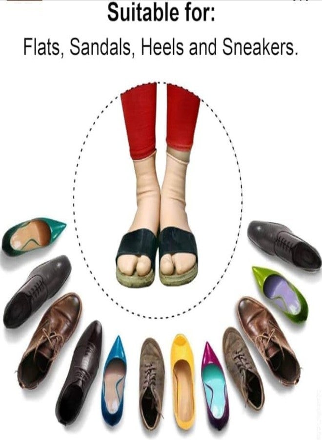 VISBY INDIA waterproof Rubber Socks, Anti Crack Gel Heel Ankle Length And Foot Protector Moisturizing Socks for Foot Care,Pain Relief for Men And Women(1 PAIR) (SKIN BROWN, LARGE) - Image 3