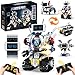 VOPOGLNE 5 in 1 STEM Robot Building Kit APP  Remote Control Screen Building Toys Eye Coding Robots Rechargeable 620Pcs DIY Super Warriors for Kids Learning Boys Girls Birthday Gifts - Image 2