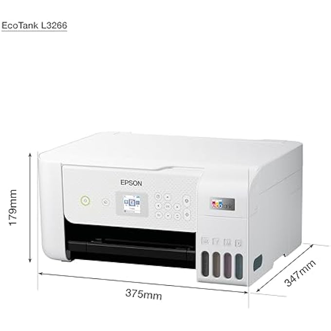 ECOTANK L3266 HOME INK TANK PRINTER A4, COLOUR, 3-IN-1 PRINTER WITH WIFI AND SMARTPANEL APP CONNECTIVITY - Image 2