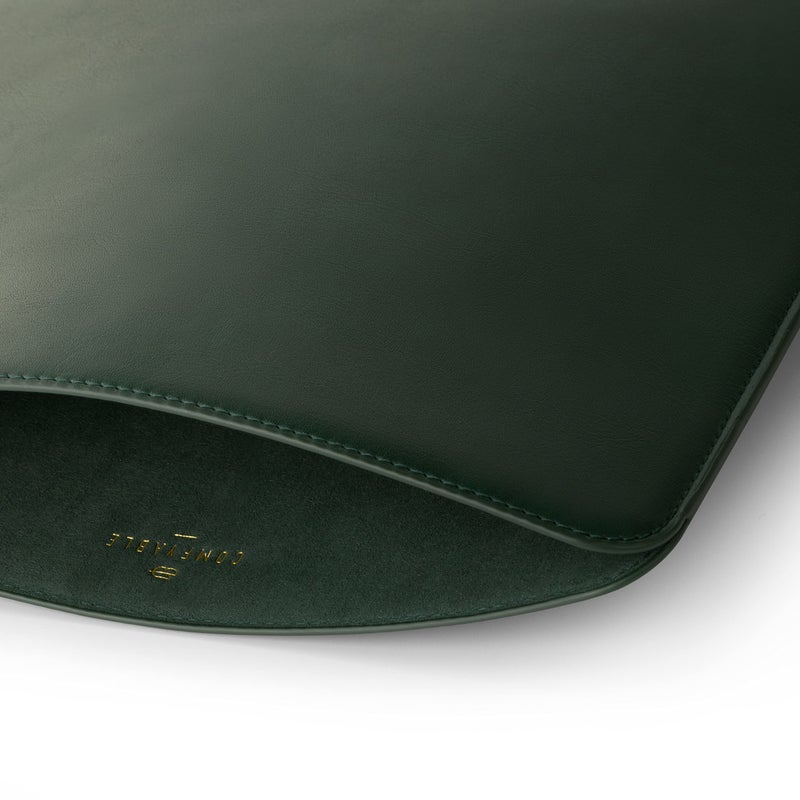 Comfyable Laptop Sleeve 15 Inch Precisely Compatible with MacBook Air 15" M4 2025 A3241 & M3 2024 A3114 & M2 2023 A2941, Faux Leather Cover Case, Green - Image 2