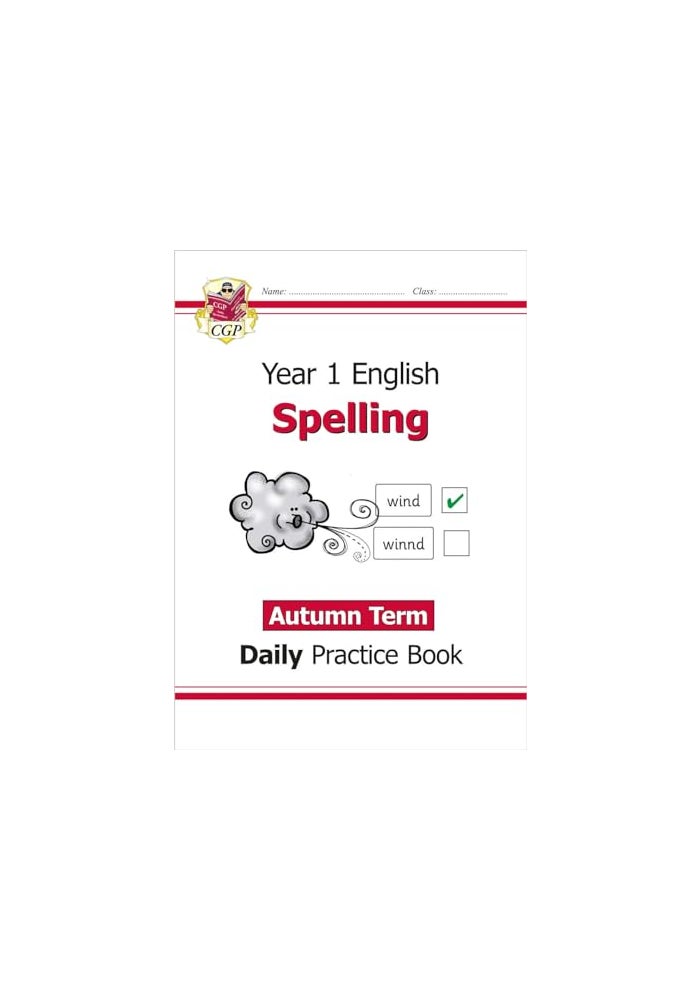 New Ks1 Spelling Daily Practice Book Year 1 Autumn Term - Image 1