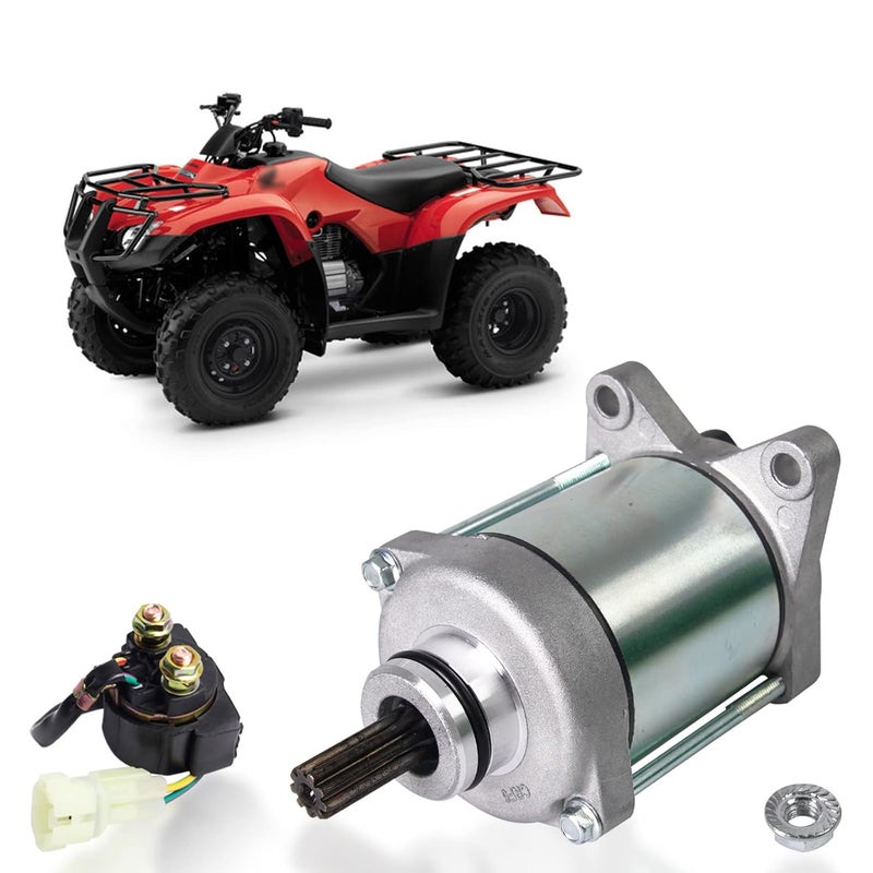loosoo Starter Motor for Hon-da ATV TRX250TM Recon 250/TRX250TE 250 ES - Image 1