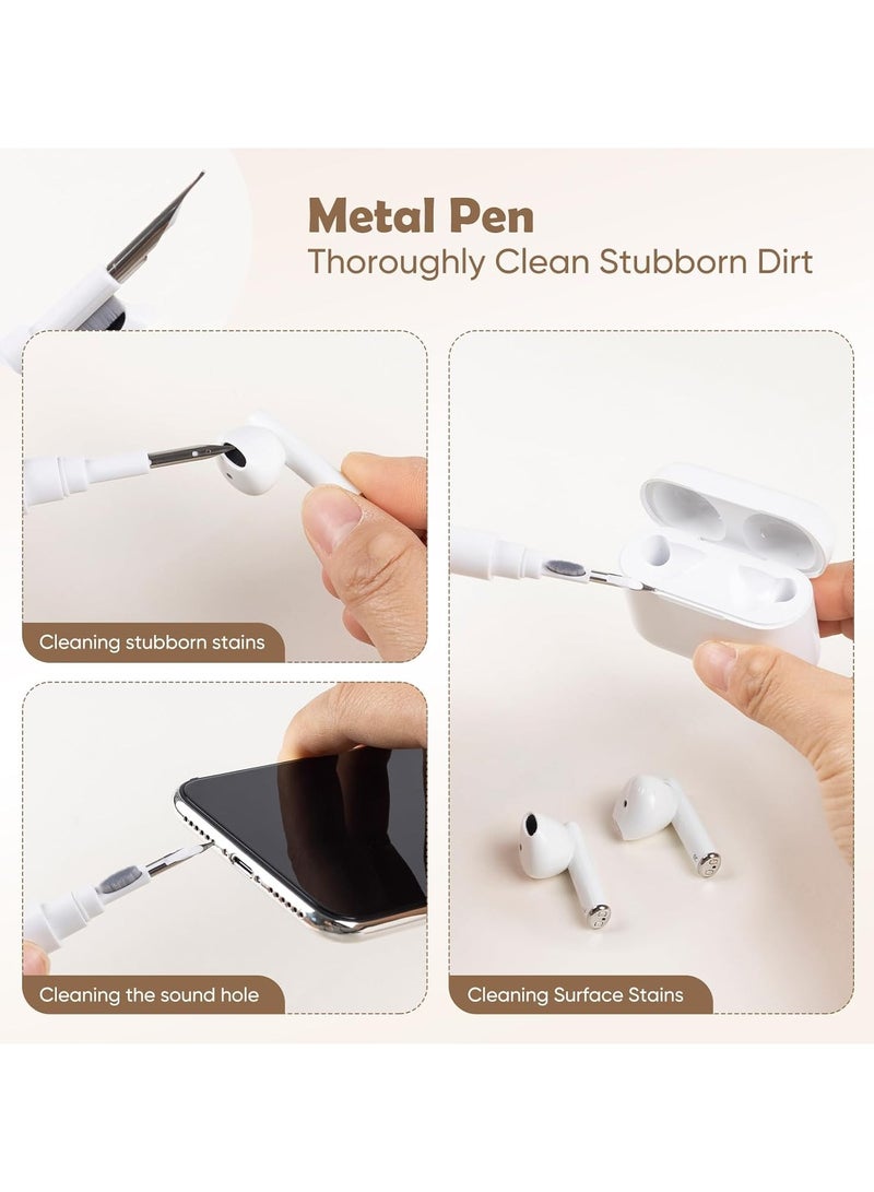 Silicone Protective Case Cover for Huawei FreeBuds Se 2/ Se 3 with Cleaner Kit and Ear Tips (White)