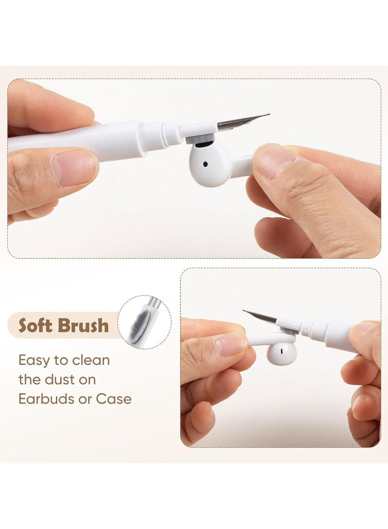 Silicone Protective Case Cover for Huawei FreeBuds Se 2/ Se 3 with Cleaner Kit and Ear Tips (White)
