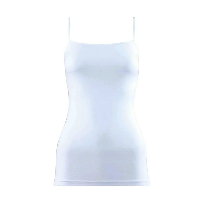 Blackspade Essential Women's Slim Strap Tank Top 1952 White