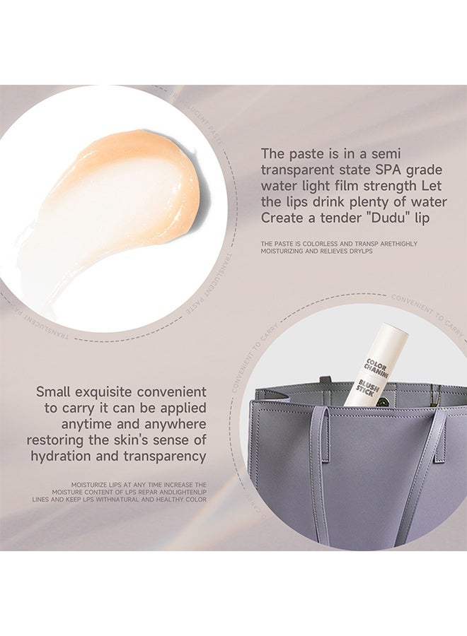 Sheloves Color Chaning Blush Stick,Dual-Use Cheek And Lip,Color Changing Blush Stick for Cheeks Makeup, Clear Blush PH Temperature Changing Pink Cream Blusher, Magic Waterproof Face Blush Stick, Natural Lightweight Multi-Use Lips and Cheek Tint - Image 5