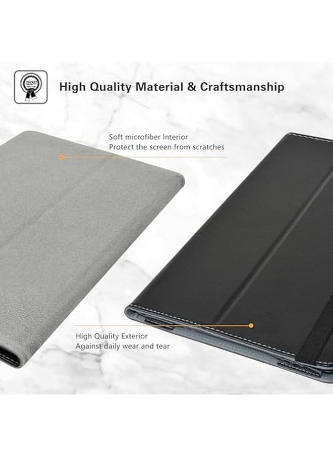 erorex - Samsung Galaxy Tab S 10.5 Case Pu Leather Slim Folding Stand Cover For Samsung Galaxy Tab S 10.5 Inch Sm T800 Sm T805 Android Tablet Black - Image 1