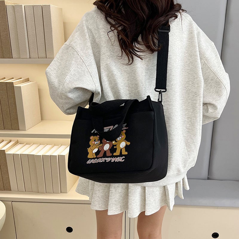 Canvas Shoulder Bag - Image 2
