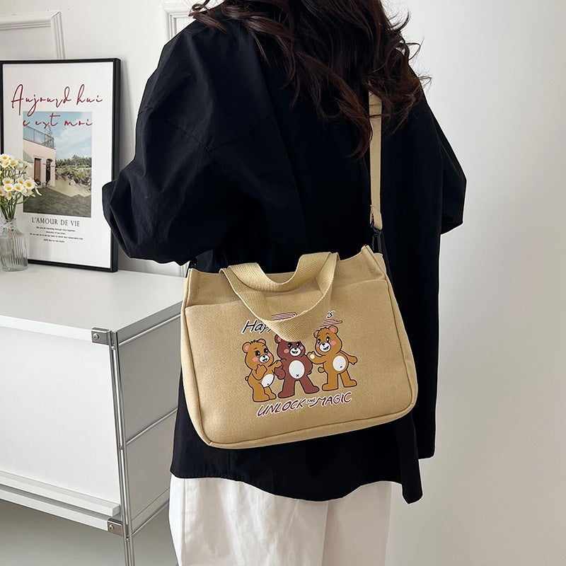 Canvas Shoulder Bag - Image 3