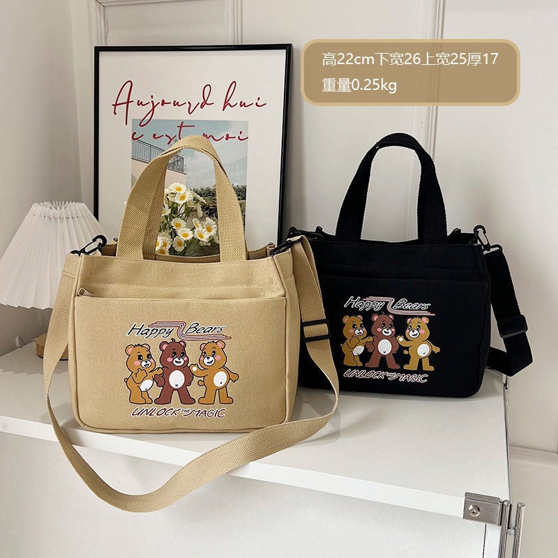 Canvas Shoulder Bag - Image 1