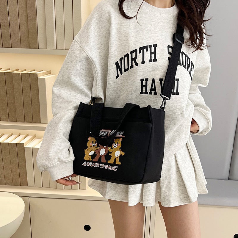 Canvas Shoulder Bag - Image 4