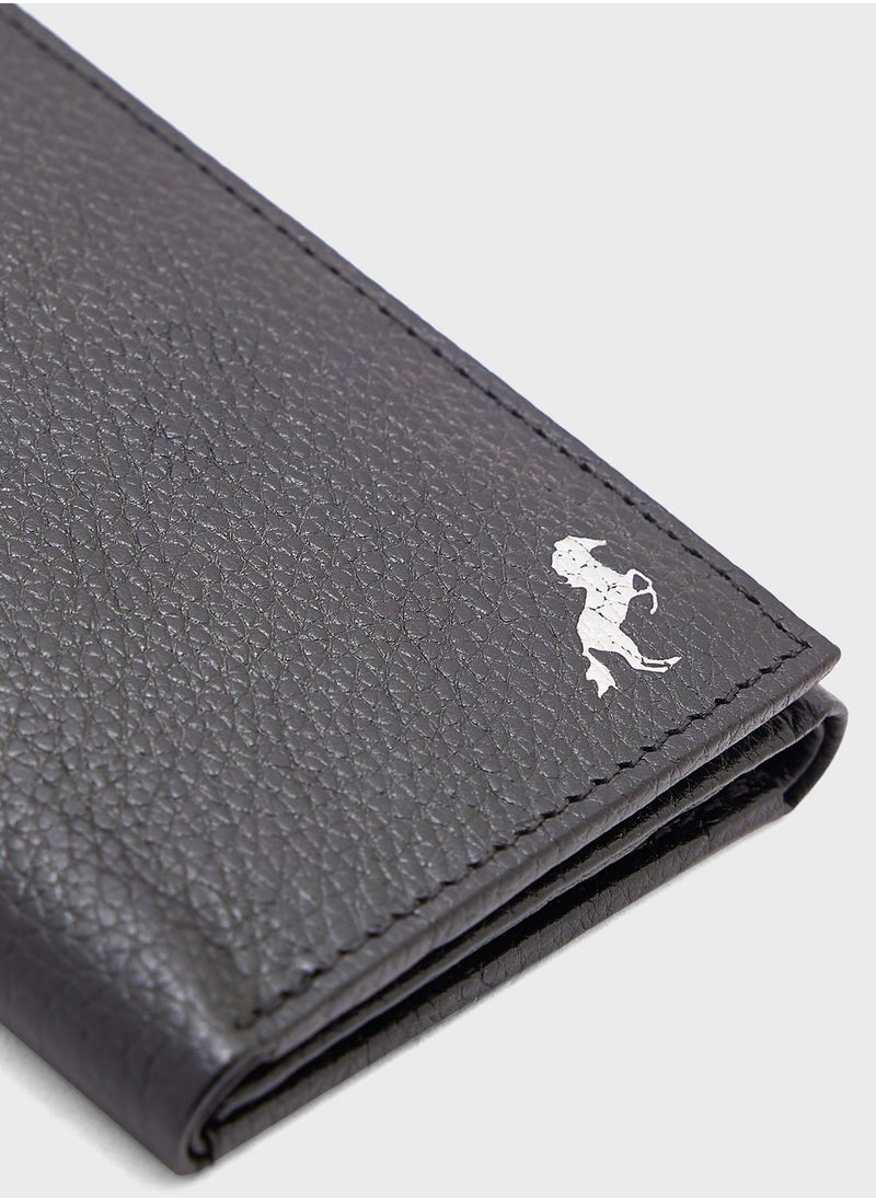 Robert Wood - Genuine Leather Tri Fold Wallet - Image 1