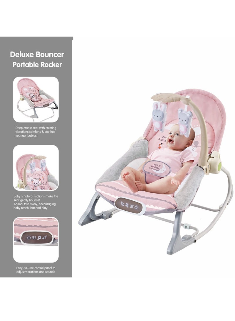 Factory Price كرسي هزاز للأطفال الرضع مع موسيقى واهتزاز - مقعد ناعم للمواليد الجدد - Image 2