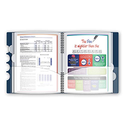 iScholar 10 Pocket Poly Folder, 12.2 x 11", Color Will Vary (35910) - Image 2